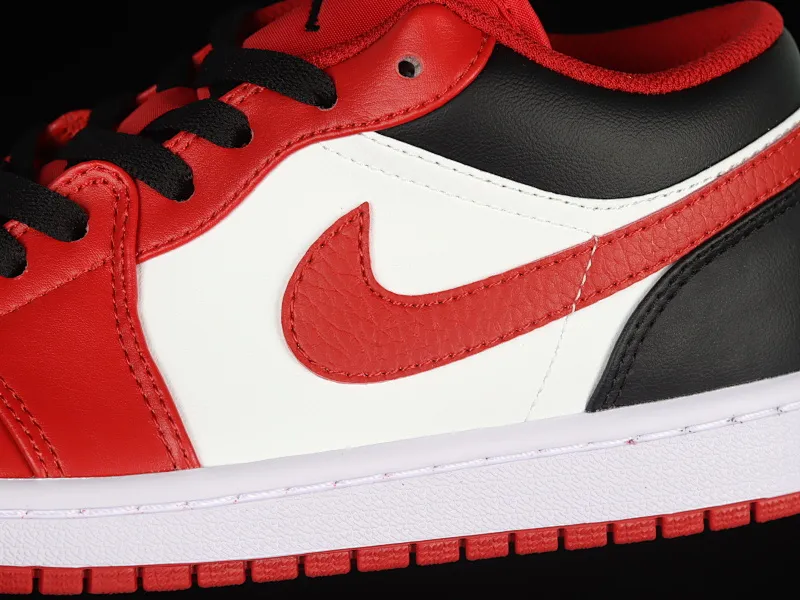 All categories Air Jordan Jordan series basketball shoes Air Jordan 1 Low Z version Air Jordan 1 Low AJ1 Joe 1 red, white and black Sports culture basketball shoes 553558-163